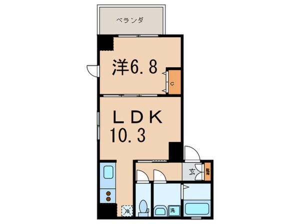 千蔵(CHIKURA)の物件間取画像